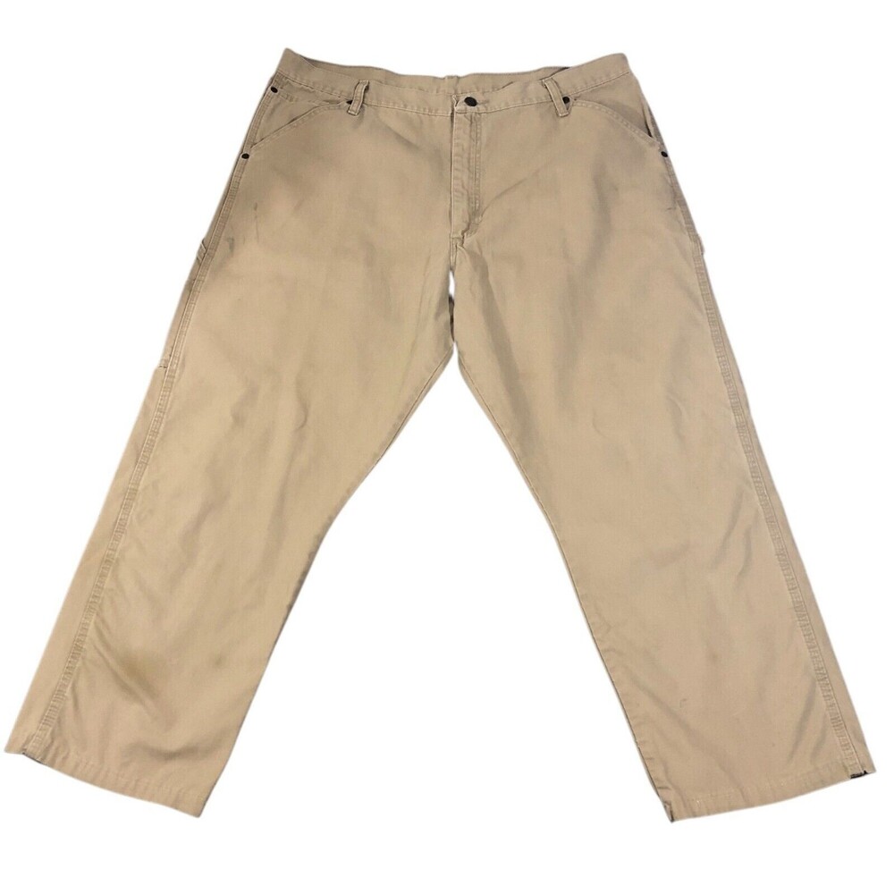 Wrangler Mens Carpenter Pants Beige 40x30